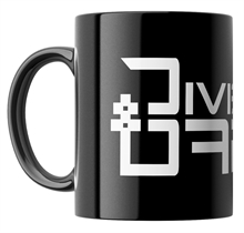 Division: Dark - Schriftzug, Tasse